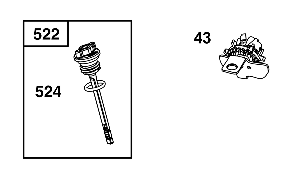 Lubrication Group Diagram and Parts List for 09P602-0141-F1 020000 - 09Z999 Briggs and Stratton Engine